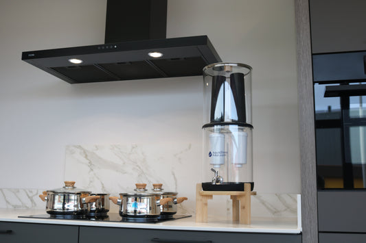 Glazen waterfilter aquaglassfilter